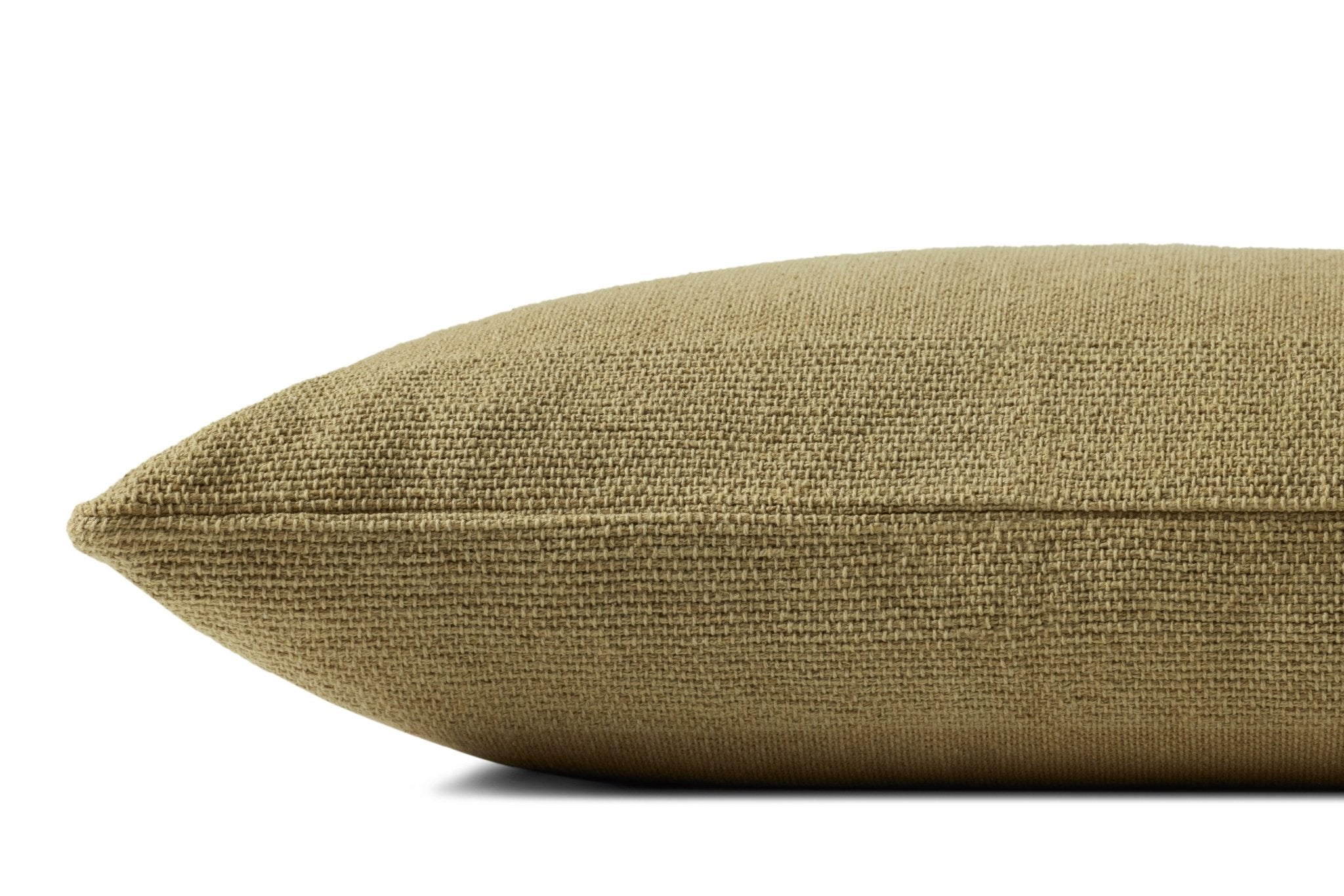 Leanne Ford x Loloi Medlock Olive 13'' x 35'' Pillow Cover Only White Cliff Studio Throw Pillows