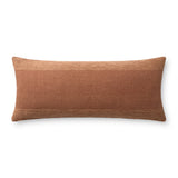 Leanne Ford x Loloi Medlock Rust 13'' x 35'' Pillow Cover Only White Cliff Studio Throw Pillows