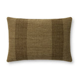 Leanne Ford x Loloi Mistwood Brown 16'' x 26'' Pillow Cover Only White Cliff Studio Throw Pillows