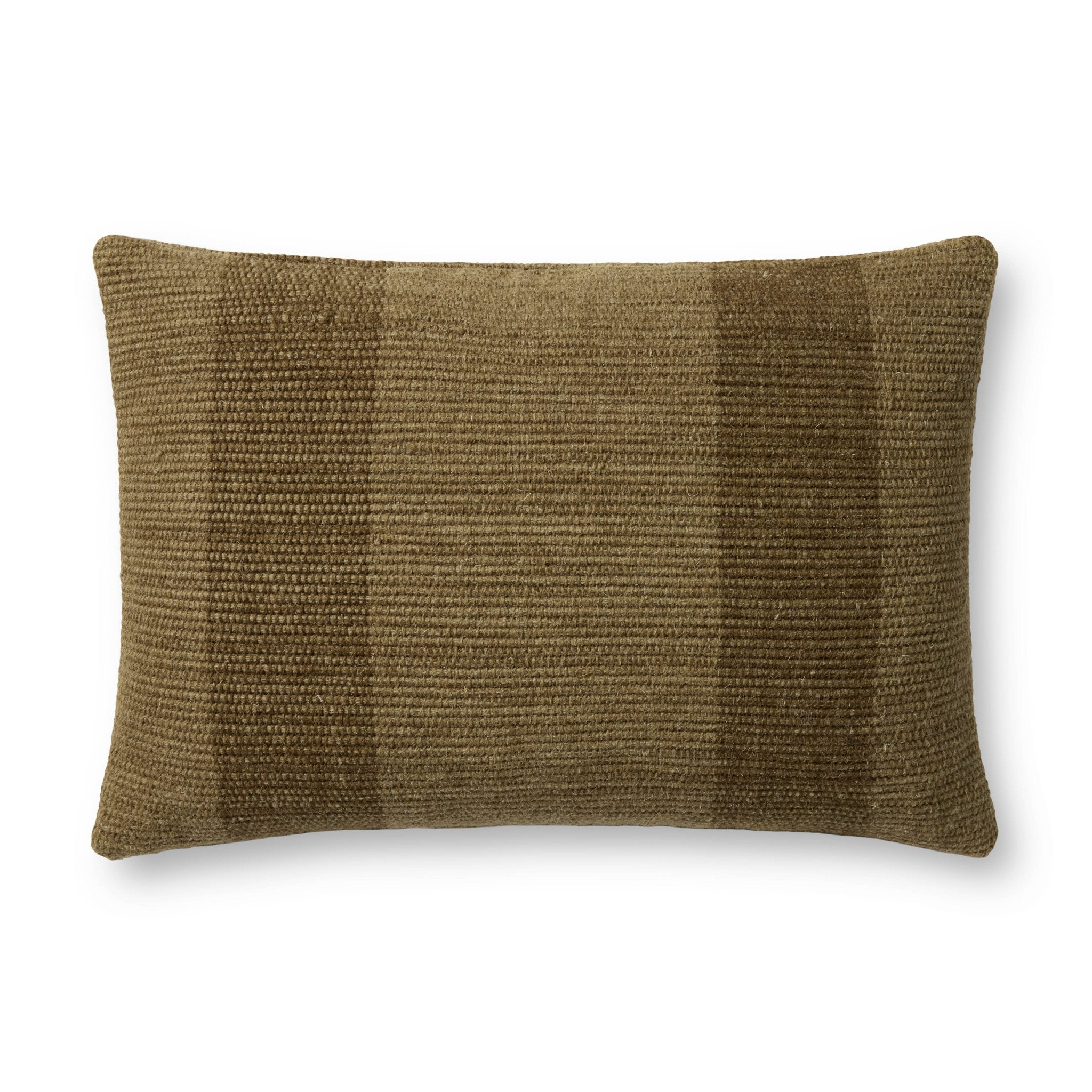 Leanne Ford x Loloi Mistwood Brown 16'' x 26'' Pillow Cover Only White Cliff Studio Throw Pillows