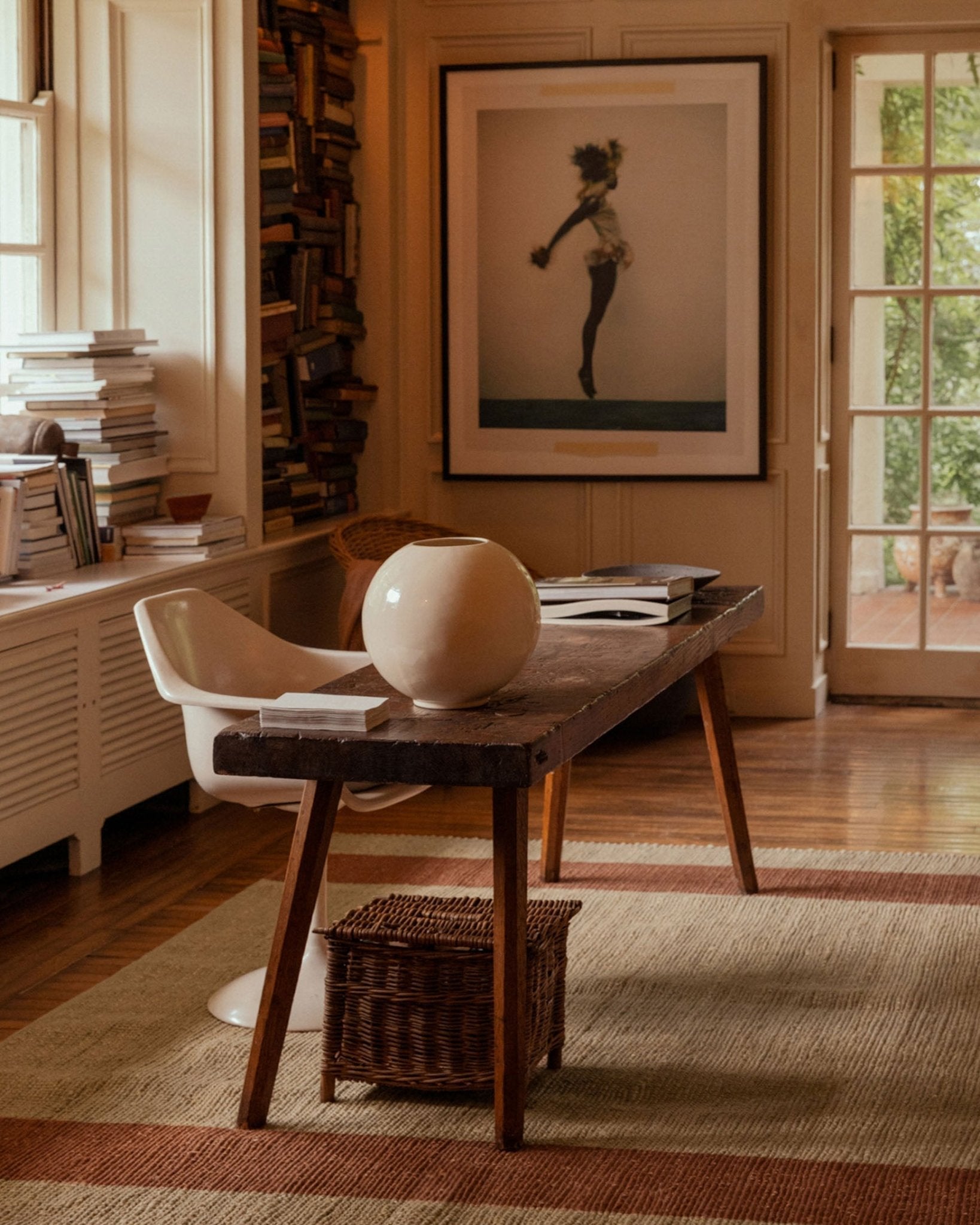 Leanne Ford x Loloi Weatherstaff Natural / Brick Rug White Cliff Studio Rugs
