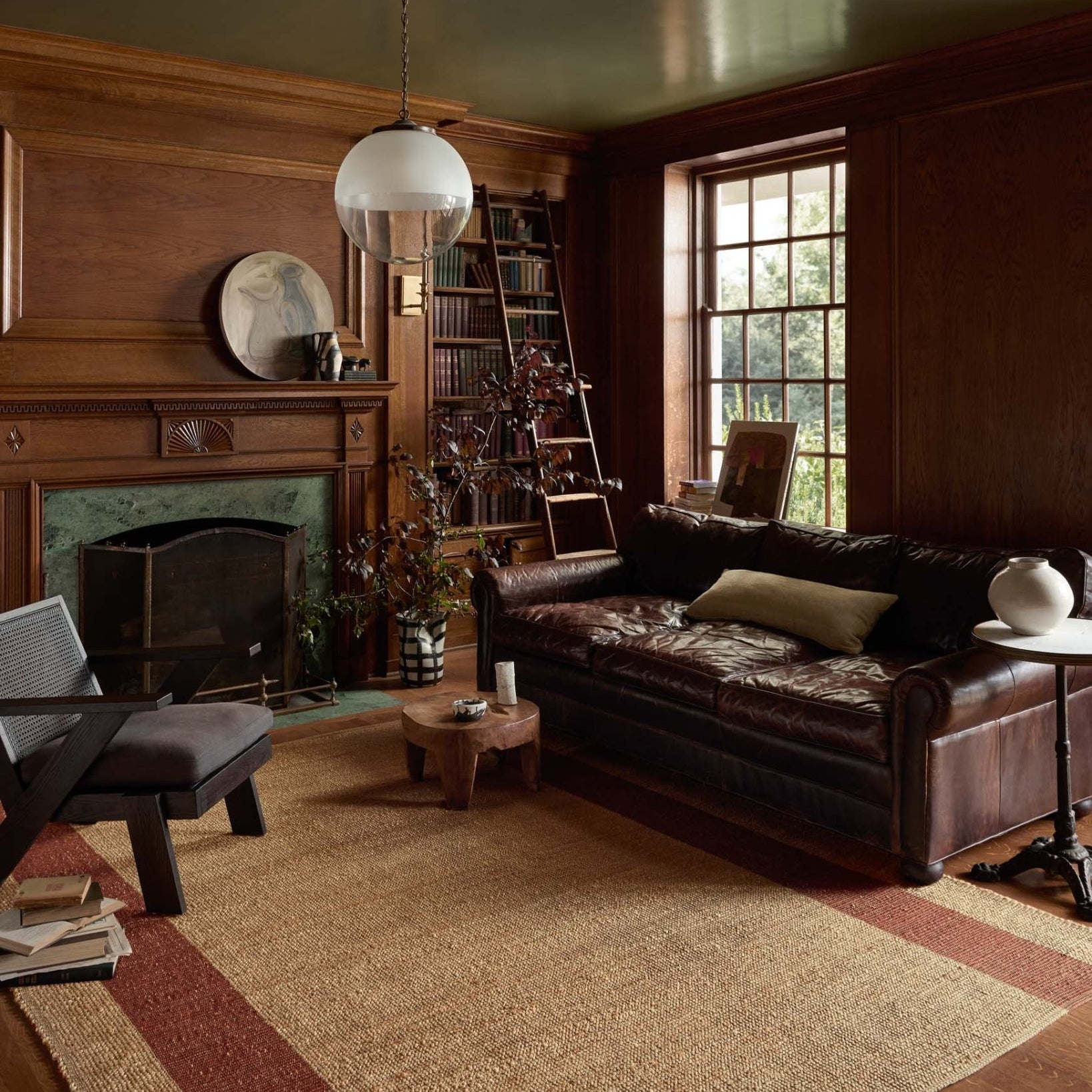 Leanne Ford x Loloi Weatherstaff Natural / Brick Rug White Cliff Studio Rugs