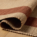 Leanne Ford x Loloi Weatherstaff Natural / Brick Rug White Cliff Studio Rugs