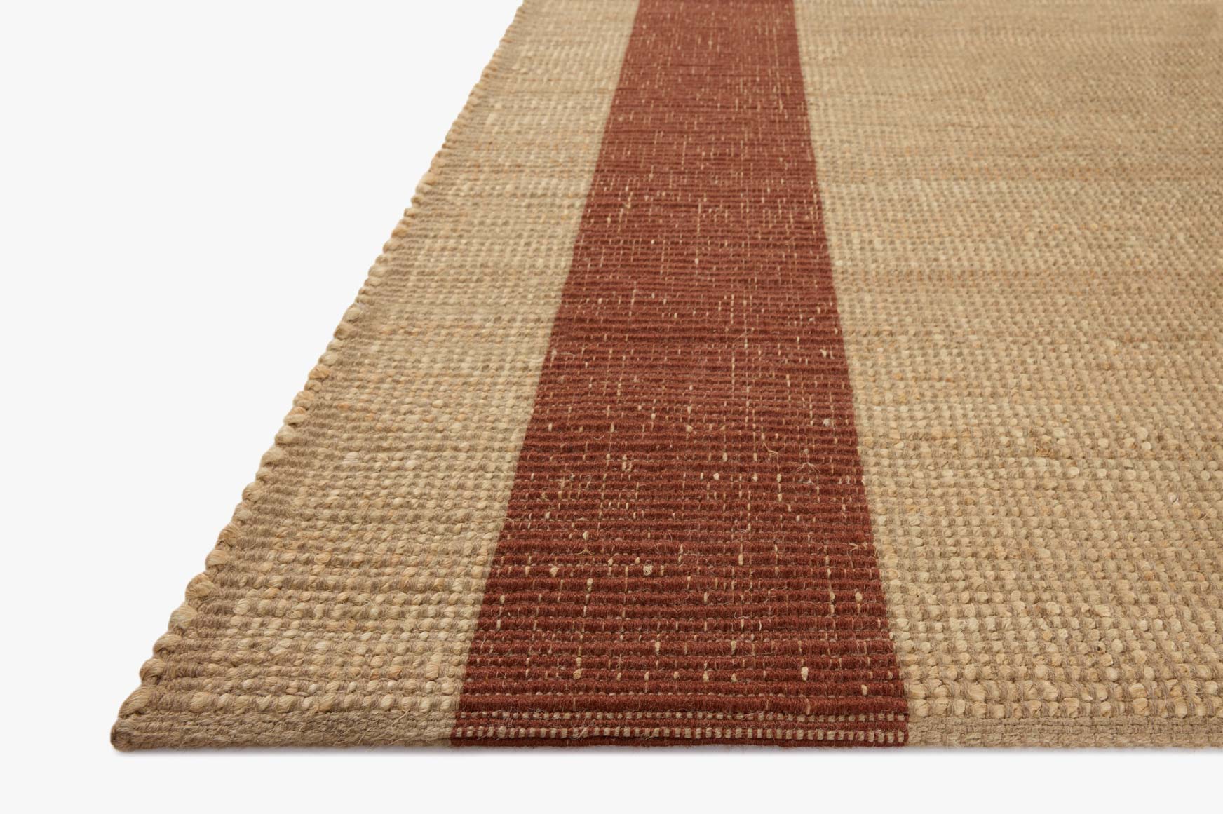 Leanne Ford x Loloi Weatherstaff Natural / Brick Rug White Cliff Studio Rugs