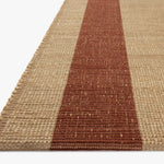 Leanne Ford x Loloi Weatherstaff Natural / Brick Rug White Cliff Studio Rugs