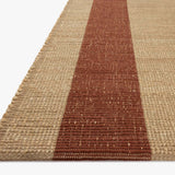 Leanne Ford x Loloi Weatherstaff Natural / Brick Rug White Cliff Studio Rugs