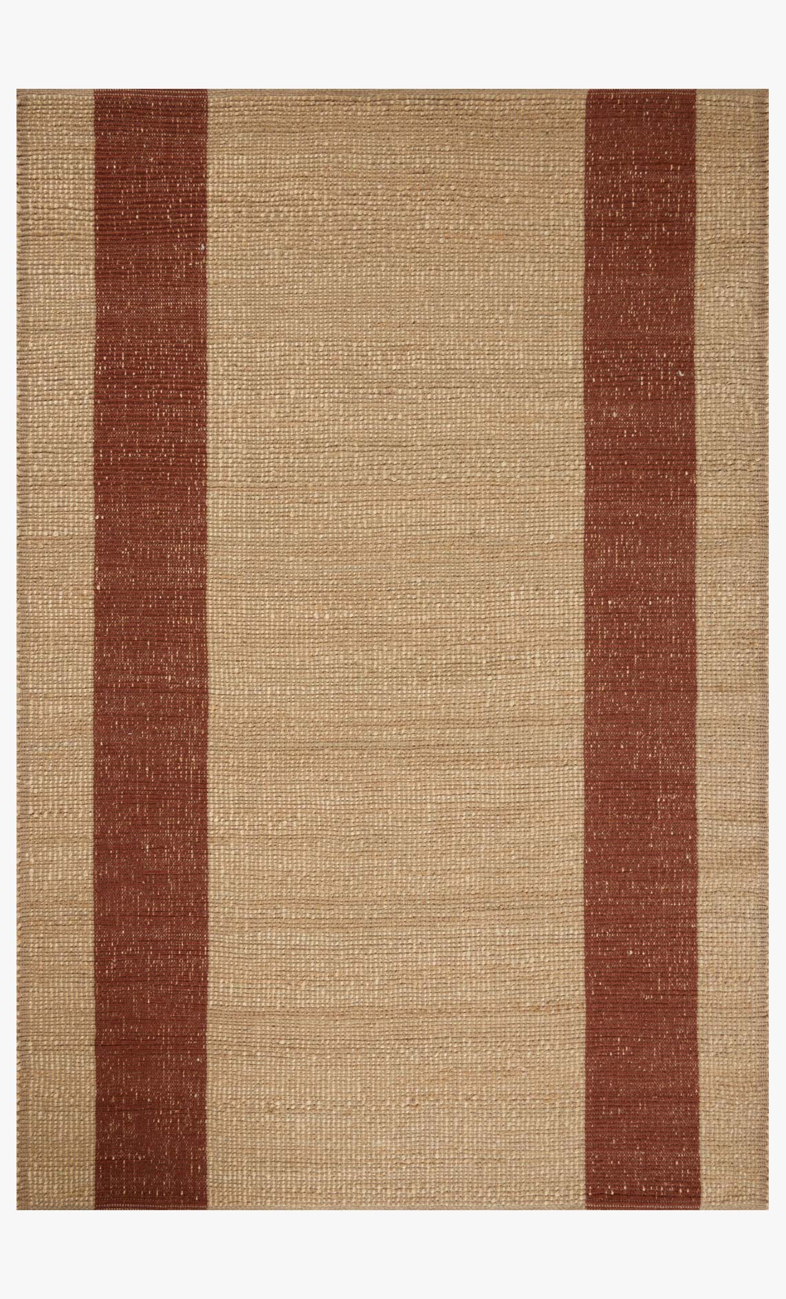 Leanne Ford x Loloi Weatherstaff Natural / Brick Rug White Cliff Studio Rugs