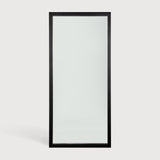 Light Frame floor mirror - varnished oak frame - black - rectangular White Cliff Studio Floor Mirror