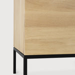 Ligna cupboard - oak - 4 doors - 2 drawers White Cliff Studio Cab inet