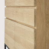 Ligna cupboard - oak - 4 doors - 2 drawers White Cliff Studio Cab inet