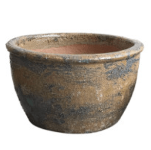 Limestone Bowl Planter White Cliff Studio Planters