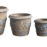 Limestone Relief Planter White Cliff Studio Planters