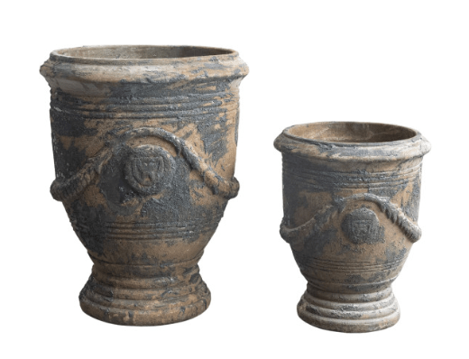 Limestone Urn Planter White Cliff Studio Planters