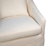 Lina Swivel Chair White