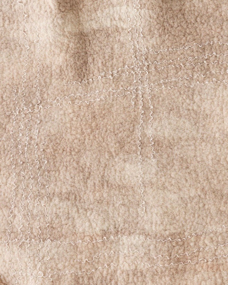 Linear Dusty Rose Hand - Felted Merino Wool Throw Pillow
