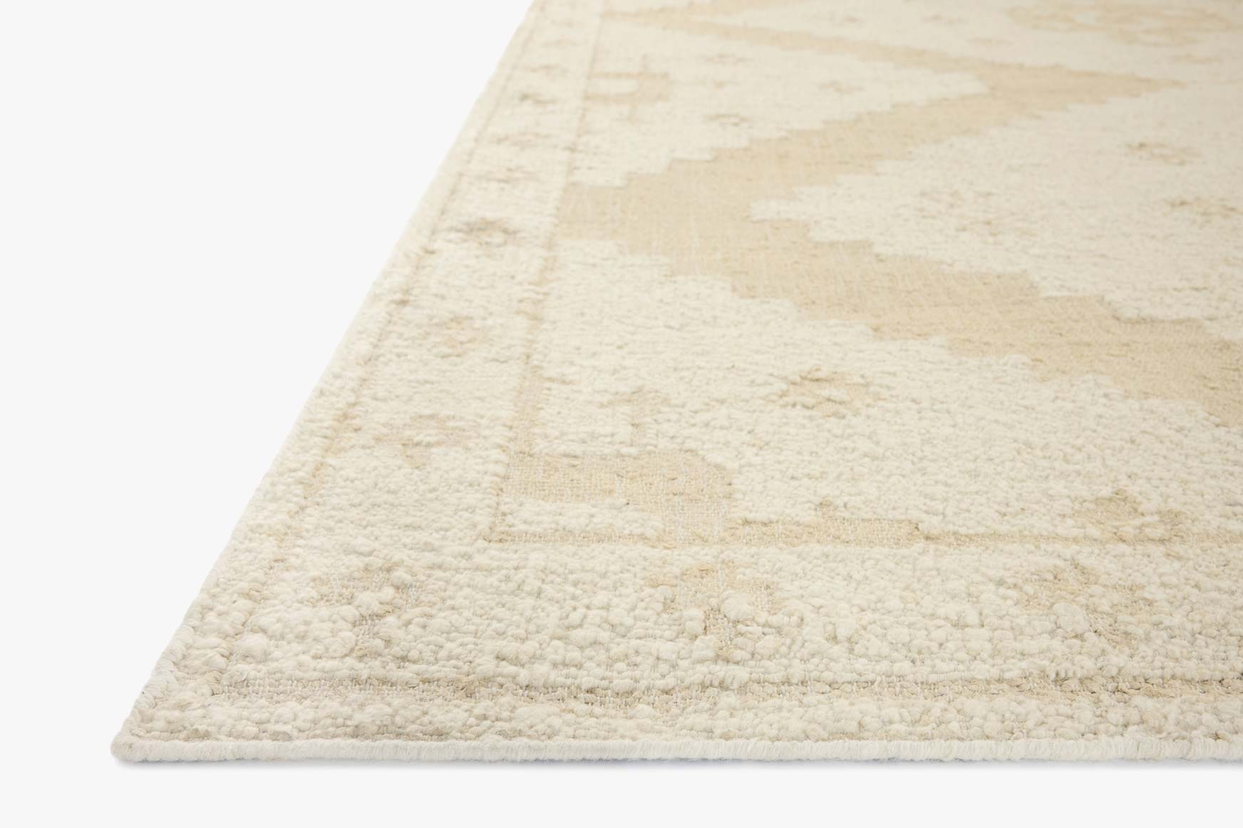 Loloi Alara Ivory / Natural Rug White Cliff Studio Area Rugs