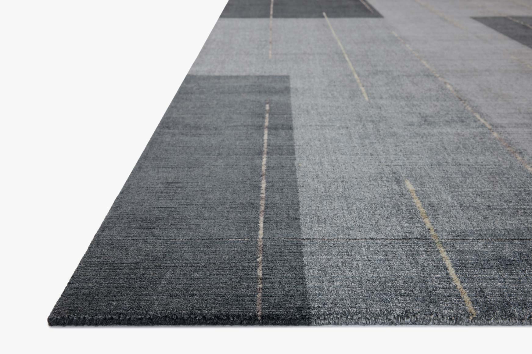 Loloi Alistair Slate / Natural Rug White Cliff Studio Area Rugs