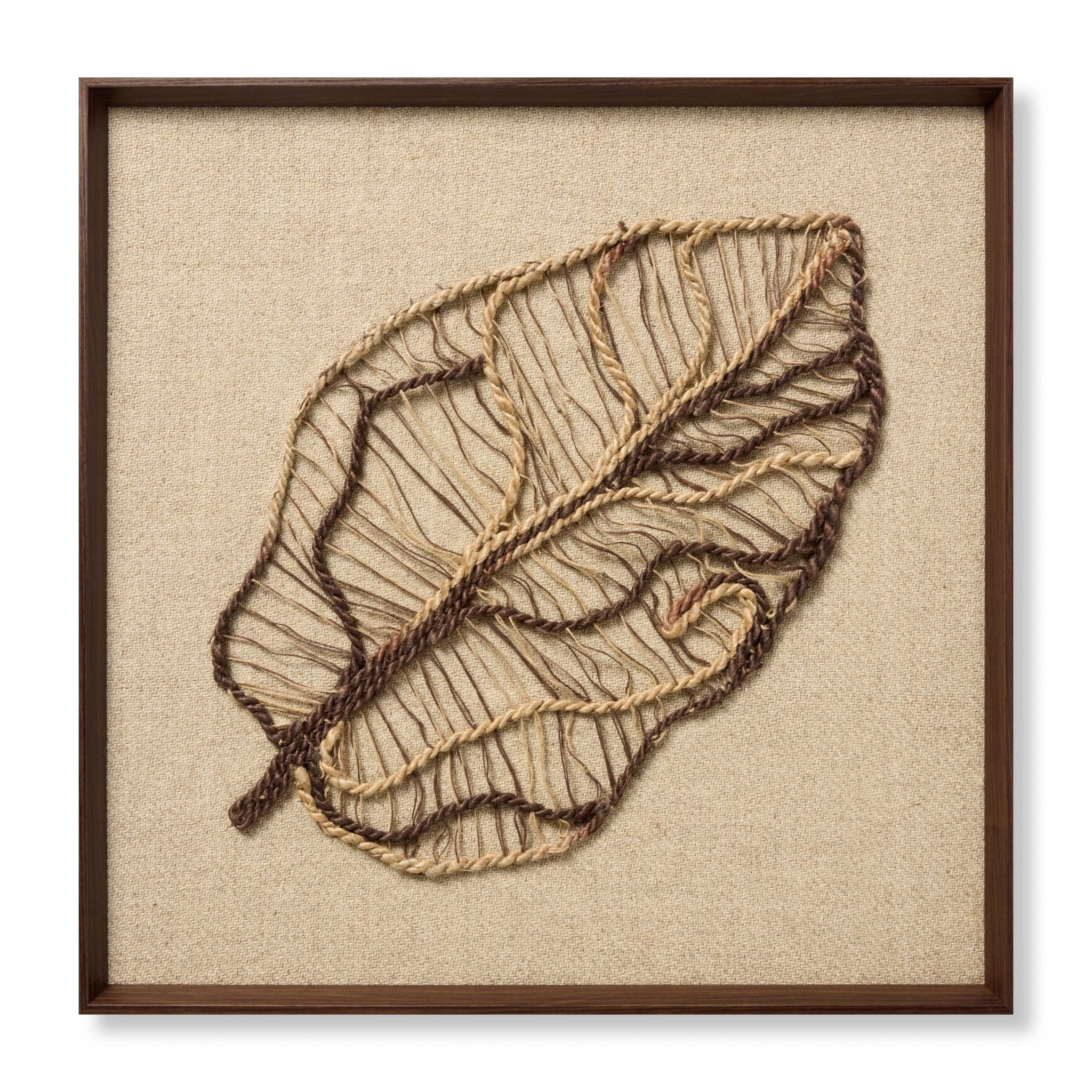 Loloi Autumn's Lace Dark Brown Wall Art White Cliff Studio Wall Art