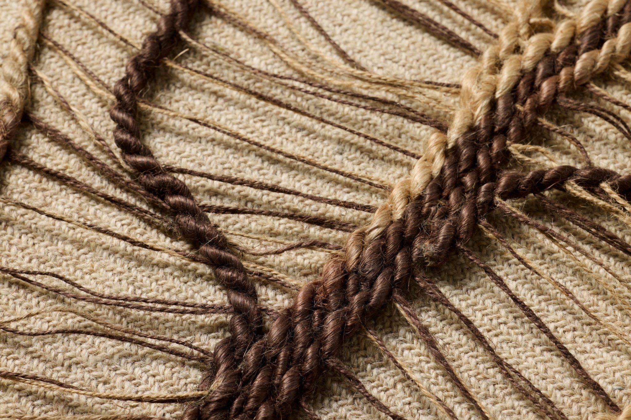 Loloi Autumn's Lace Dark Brown Wall Art White Cliff Studio Wall Art