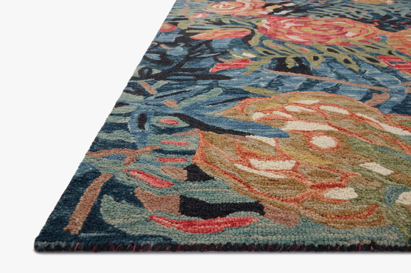 Loloi Belladonna Black / Fiesta Rug White Cliff Studio Area Rugs