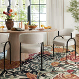 Loloi Belladonna Ivory / Lagoon Rug White Cliff Studio Area Rugs