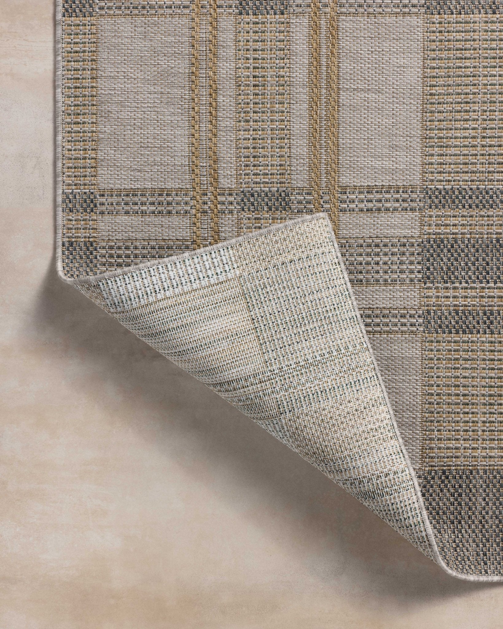 Loloi Birch Bone / Gold Area Rug White Cliff Studio Area Rug