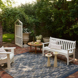 Loloi Birch Denim / Gold Area Rug White Cliff Studio Area Rug