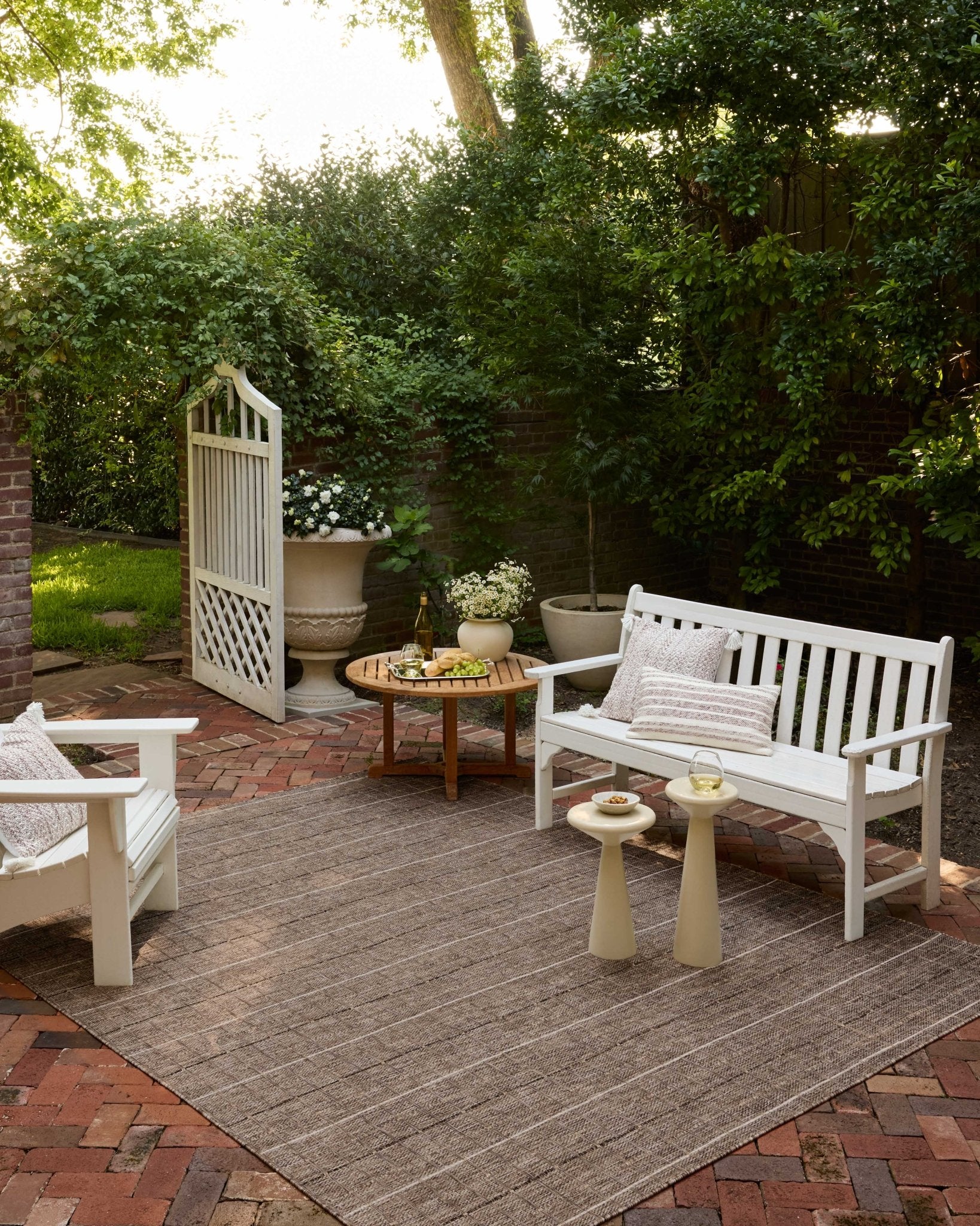 Loloi Birch Natural / Bark Area Rug White Cliff Studio Area Rug