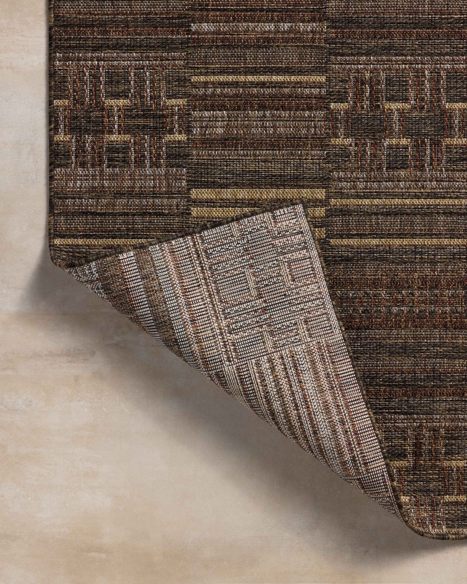 Loloi Birch Spice / Tobacco Area Rug White Cliff Studio Area Rug