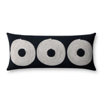 Loloi Black / Natural Pillow White Cliff Studio Pillow