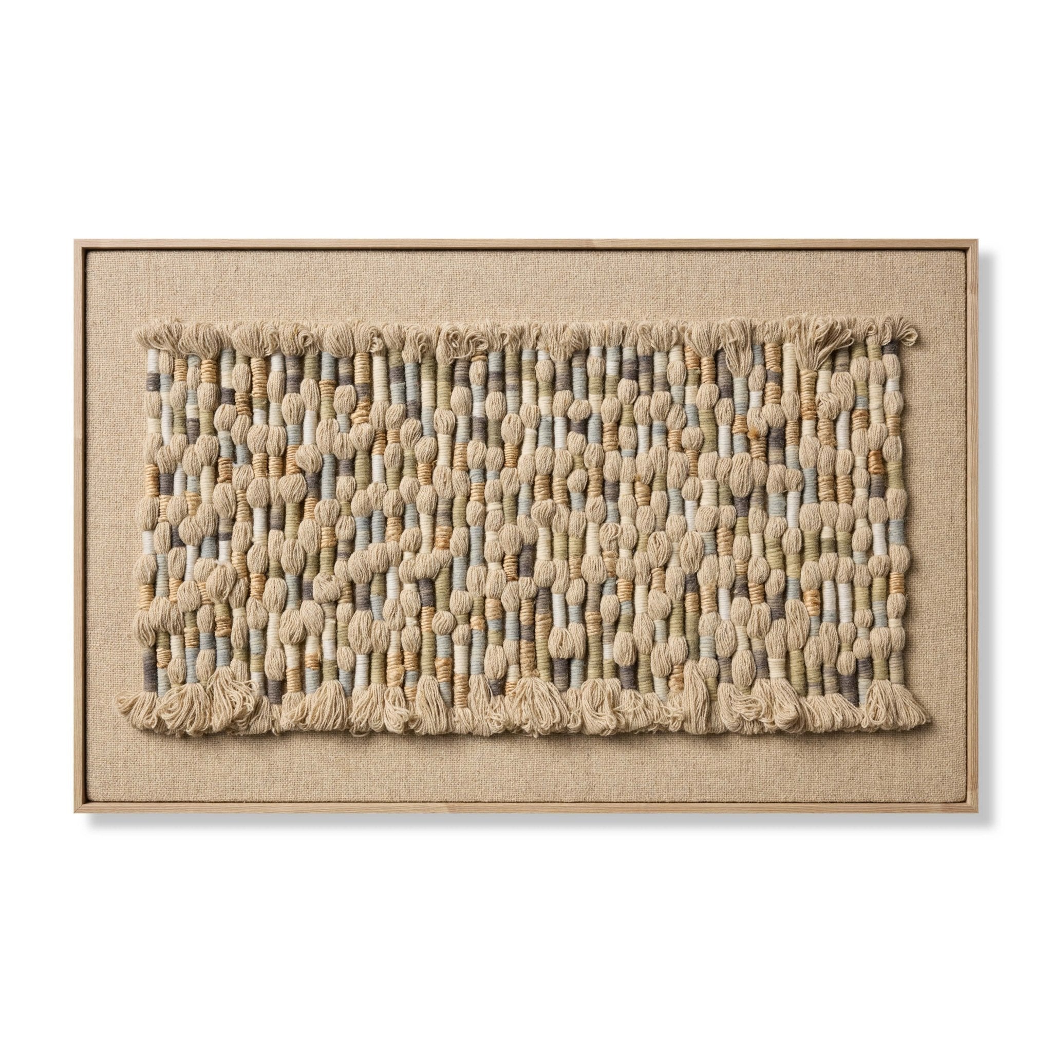 Loloi Braided Meadows Multi Wall Art White Cliff Studio Wall Art