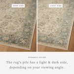 Loloi Briar Ant. Ivory / Blue Area Rug White Cliff Studio Area Rug