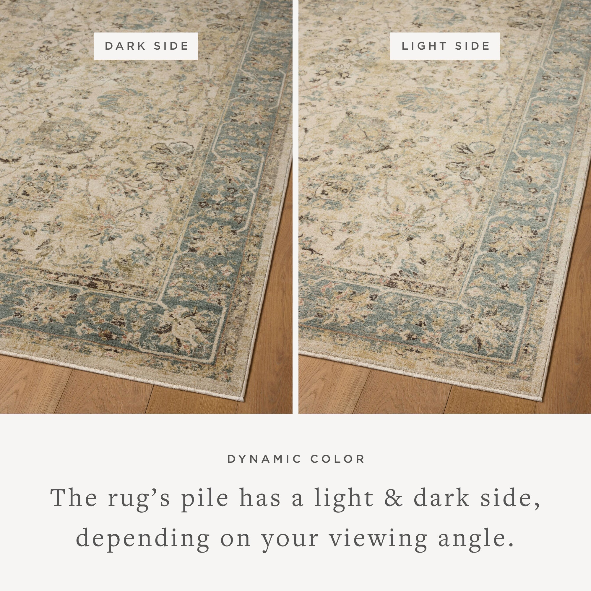 Loloi Briar Ant. Ivory / Blue Area Rug White Cliff Studio Area Rug