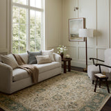 Loloi Briar Ant. Ivory / Blue Area Rug White Cliff Studio Area Rug