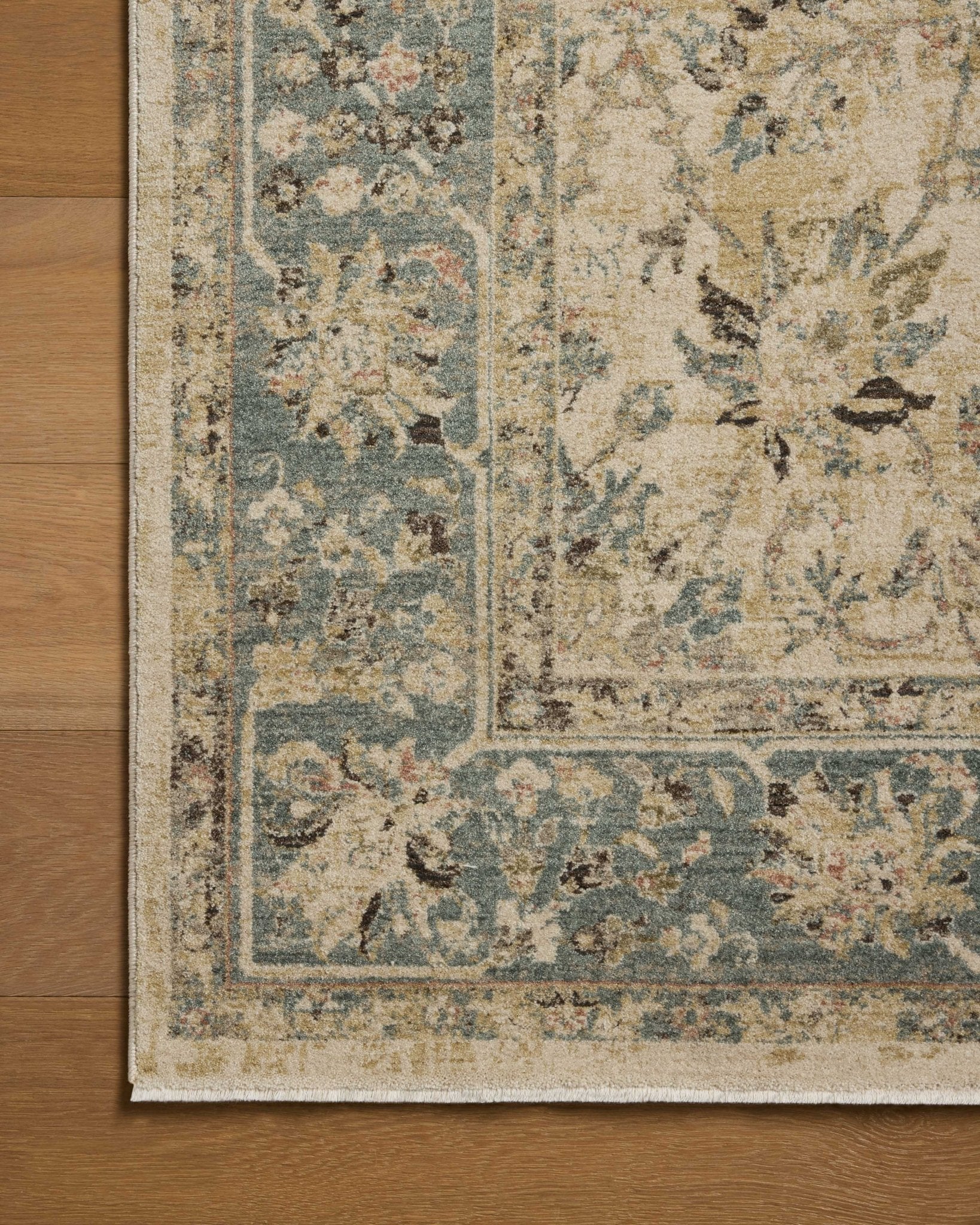 Loloi Briar Ant. Ivory / Blue Area Rug White Cliff Studio Area Rug