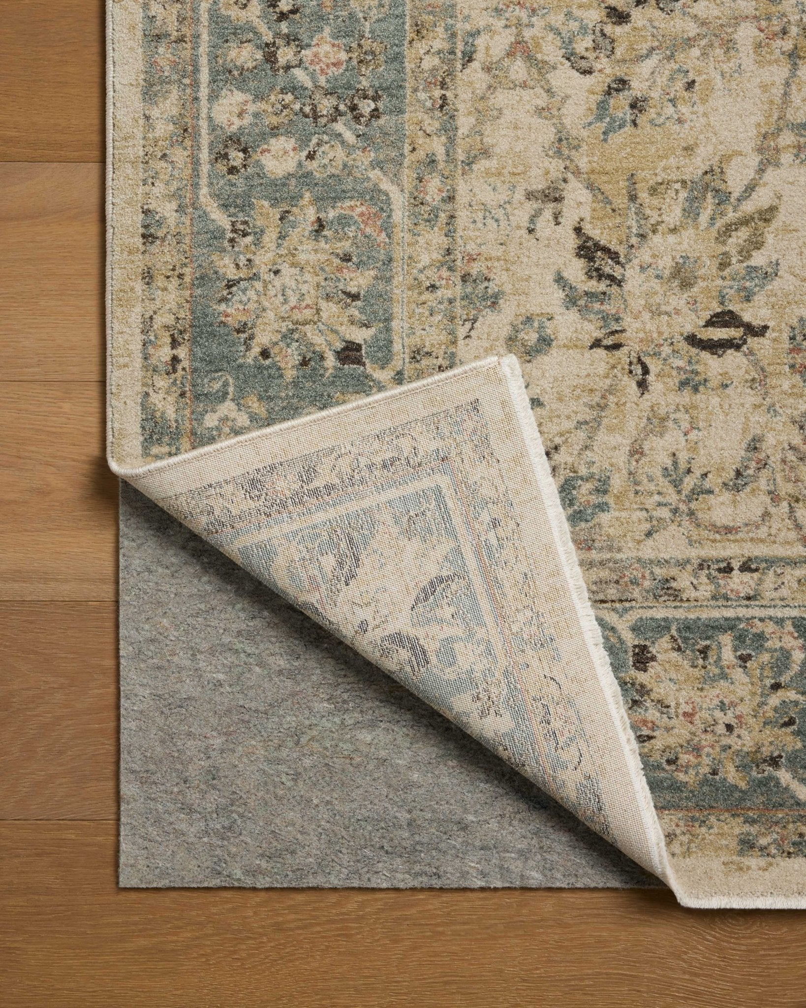 Loloi Briar Ant. Ivory / Blue Area Rug White Cliff Studio Area Rug