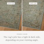 Loloi Briar Aqua / Olive Area Rug White Cliff Studio Area Rug