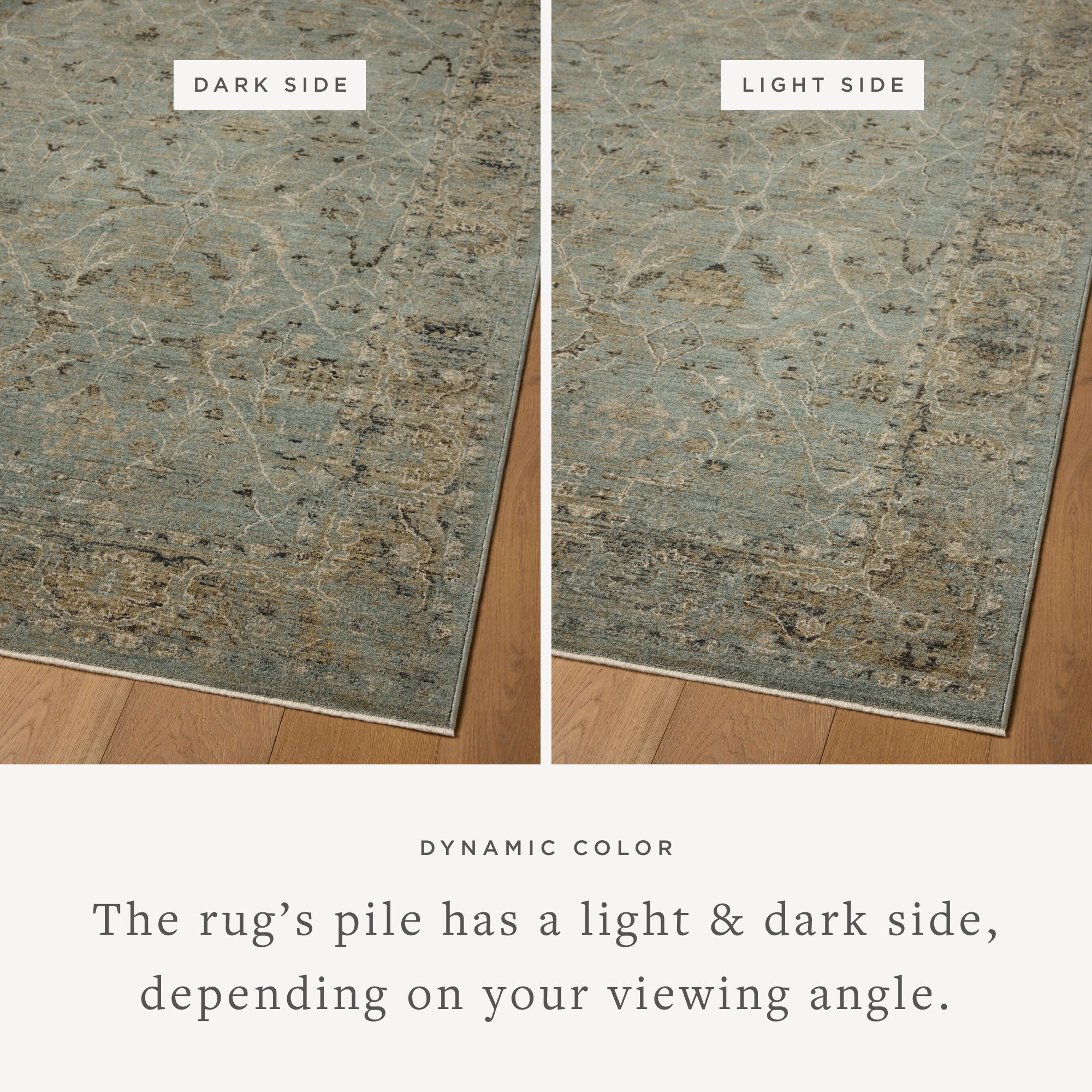 Loloi Briar Aqua / Olive Area Rug White Cliff Studio Area Rug