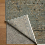 Loloi Briar Aqua / Olive Area Rug White Cliff Studio Area Rug