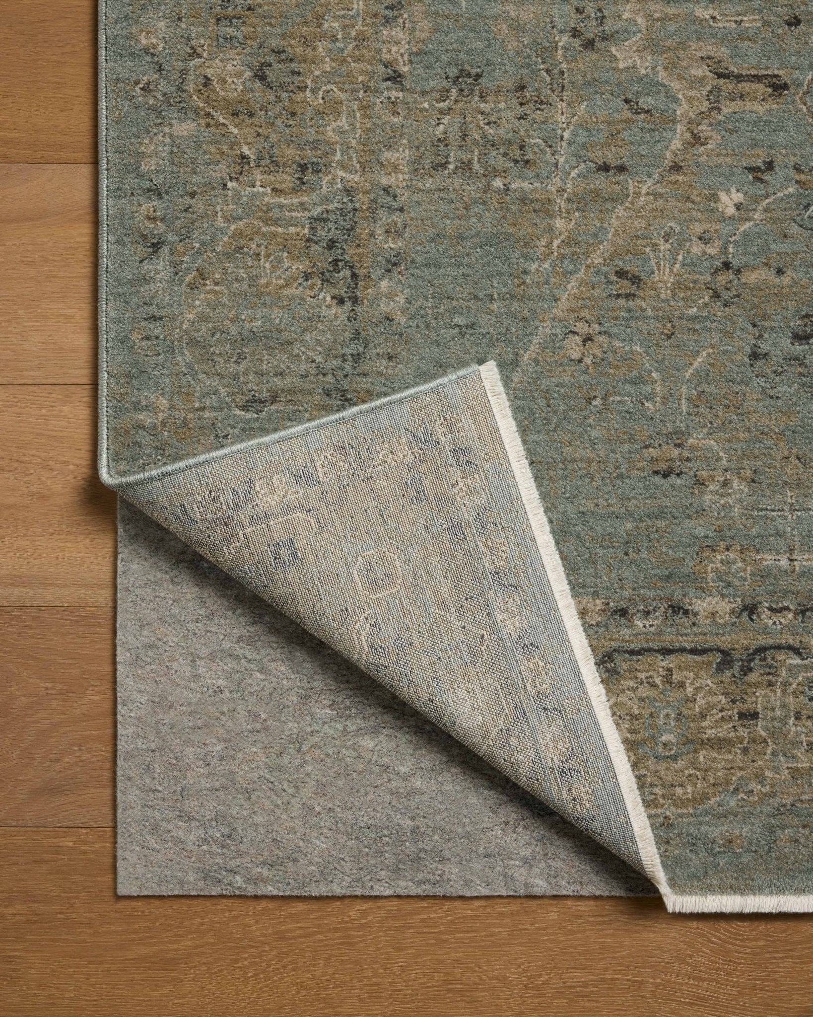 Loloi Briar Aqua / Olive Area Rug White Cliff Studio Area Rug