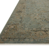 Loloi Briar Aqua / Olive Area Rug White Cliff Studio Area Rug