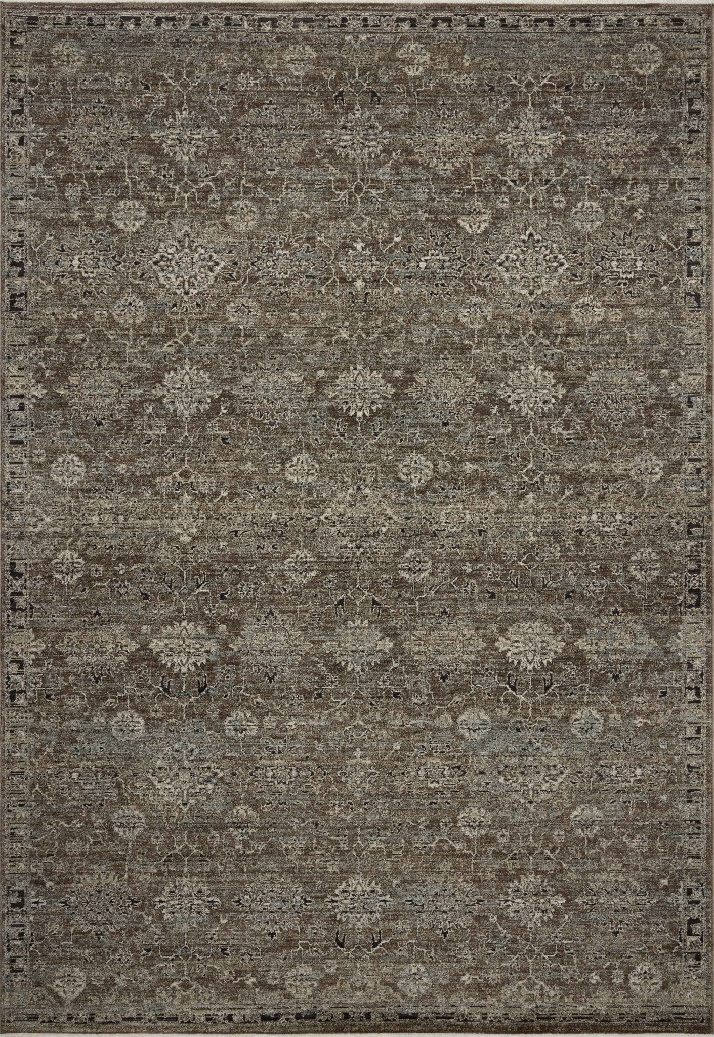 Loloi Briar Bark / Lagoon Area Rug White Cliff Studio Area Rug