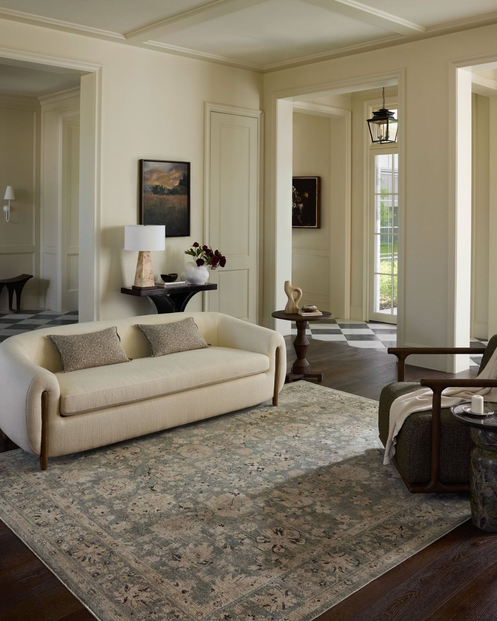 Loloi Briar Fog / Sand Area Rug White Cliff Studio Area Rug
