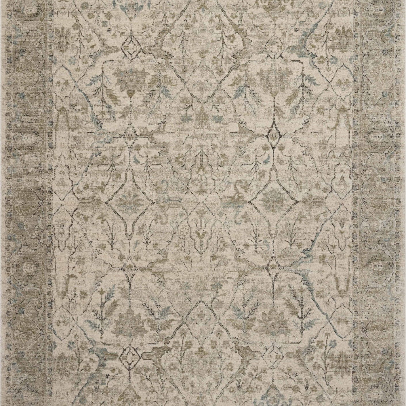 Loloi Briar Ivory / Sage Area Rug White Cliff Studio Area Rug