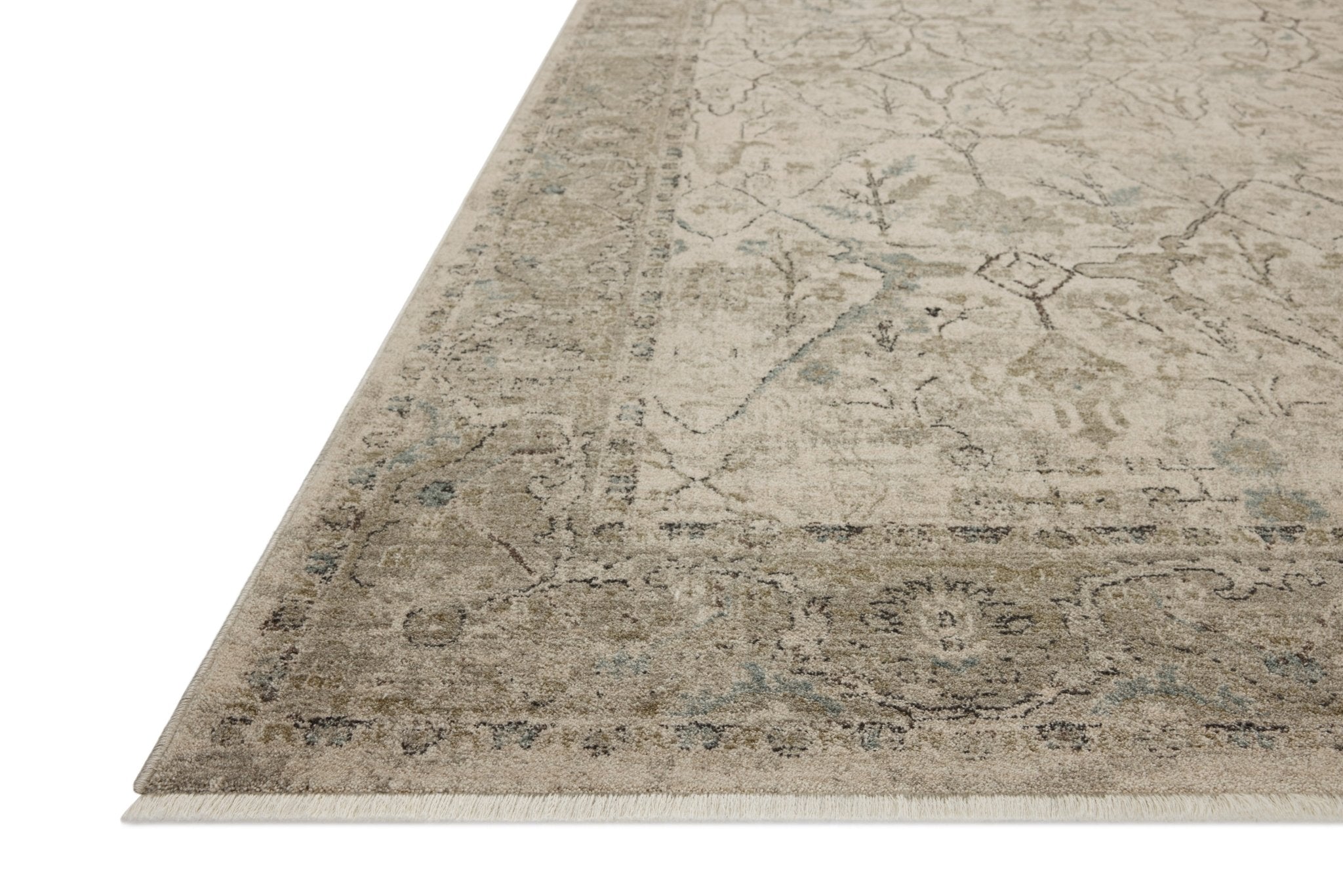 Loloi Briar Ivory / Sage Area Rug White Cliff Studio Area Rug