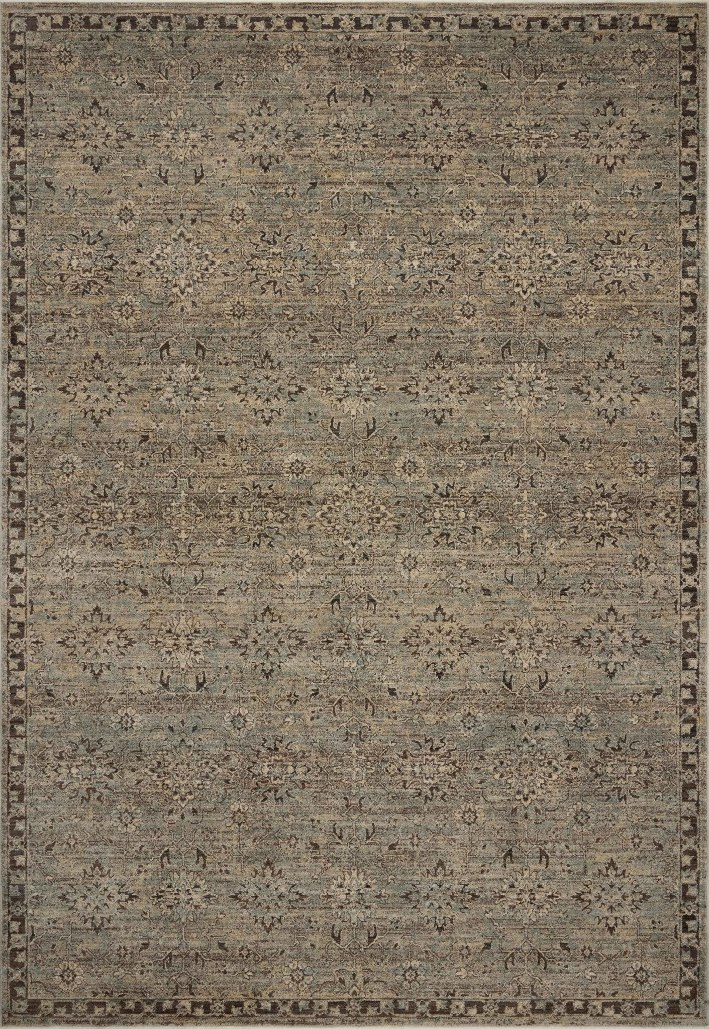 Loloi Briar Mist / Granite Area Rug White Cliff Studio Area Rug