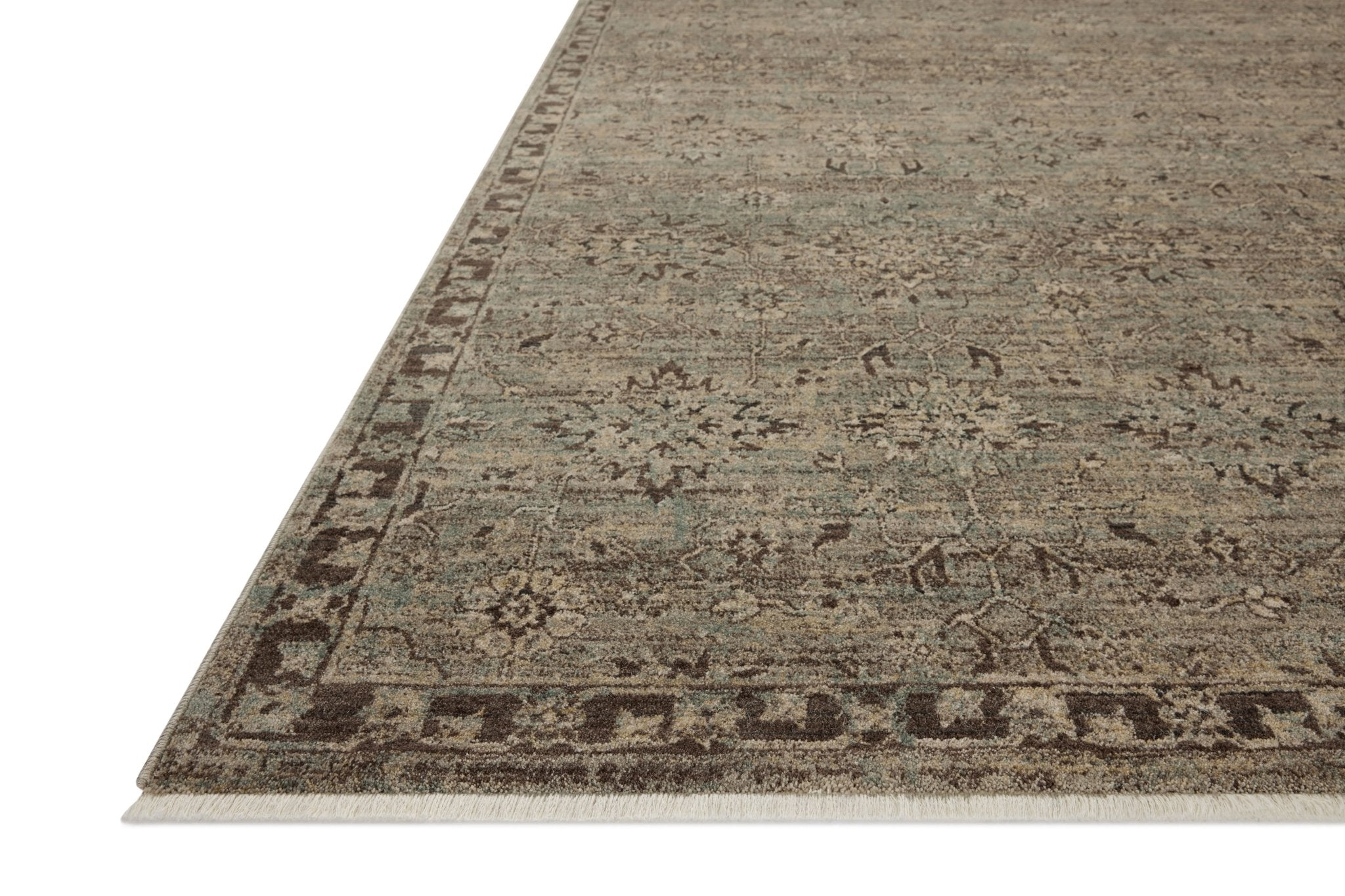 Stone Mist Rug Square Area Rug Mist Granite - Loloi – White Cliff Studio