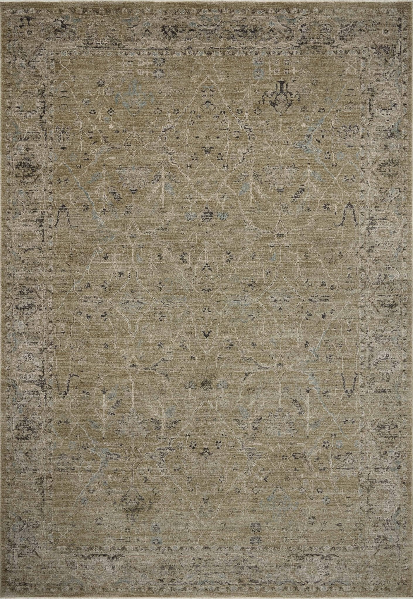 Loloi Briar Olive / Stone Area Rug White Cliff Studio Area Rug
