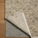 Loloi Briar Silver / Moss Area Rug White Cliff Studio Area Rug