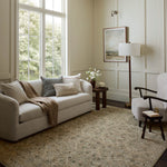 Loloi Briar Silver / Moss Area Rug White Cliff Studio Area Rug